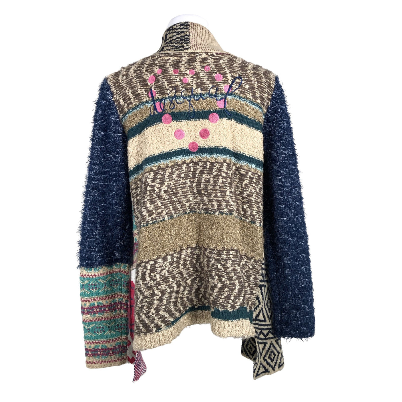 Unisex Desigual - Kardigan, suurus 38 - Pruun (2)
