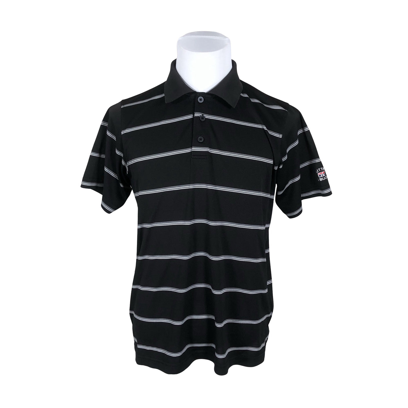 Unisex Cutter & Buck - Spordisärk, lühikesed käised, suurus M - Must (1)