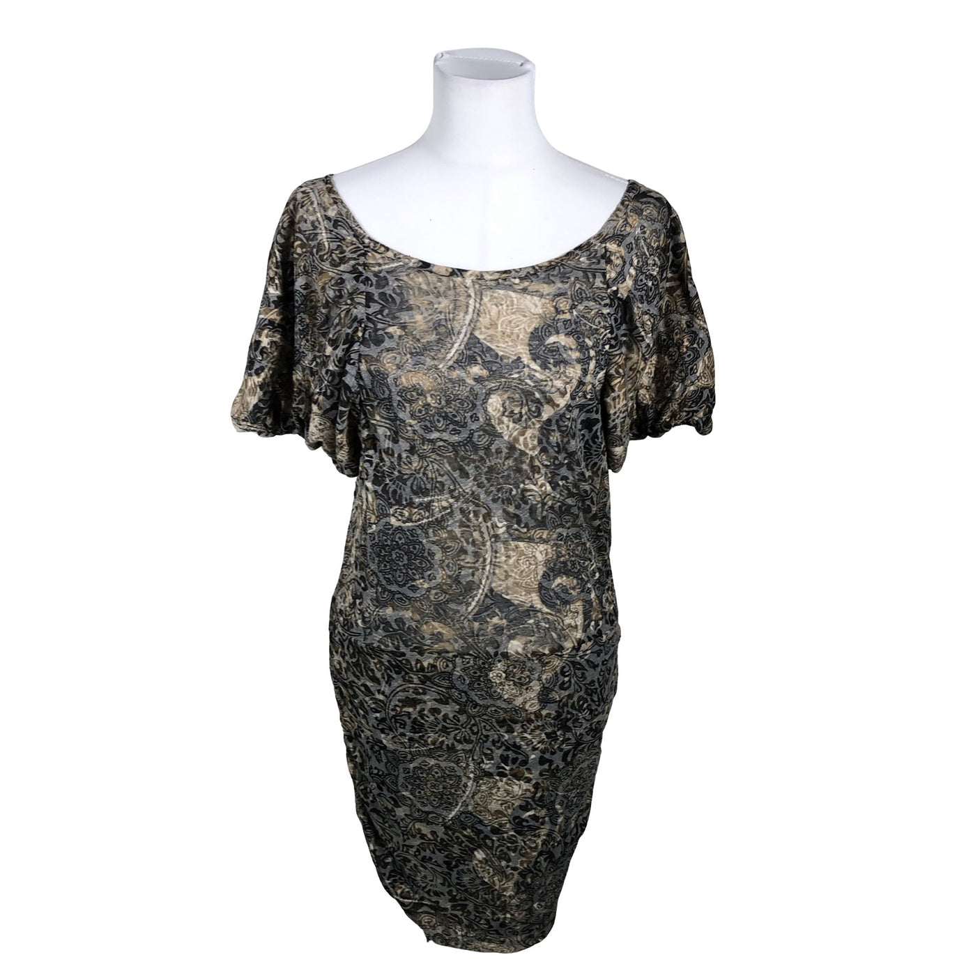 Unisex Sandwich - Trikotaažist kleit, suurus 38 - Hall (1)