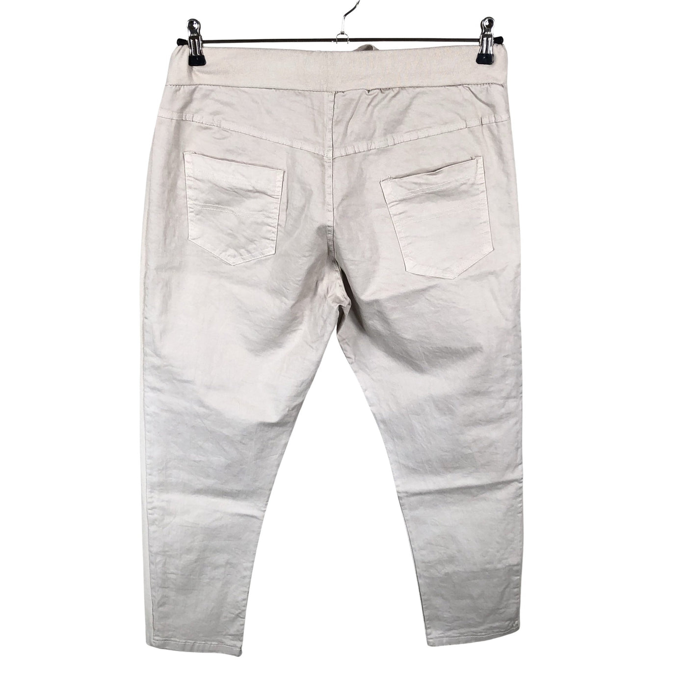 Unisex Perfect Jeans - Mittevenivad püksid, suurus 40 - Beige (2)