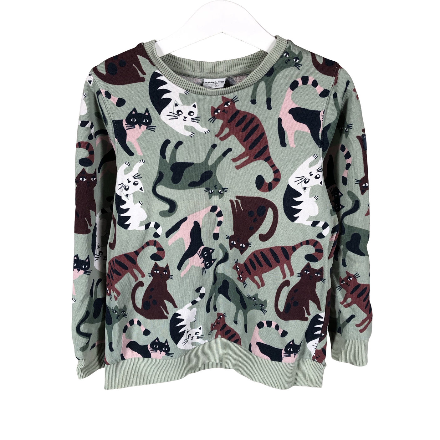 Unisex Polarn O. Pyret - Trikotaažist pluus, suurus 116 - 122 - Roheline (1)
