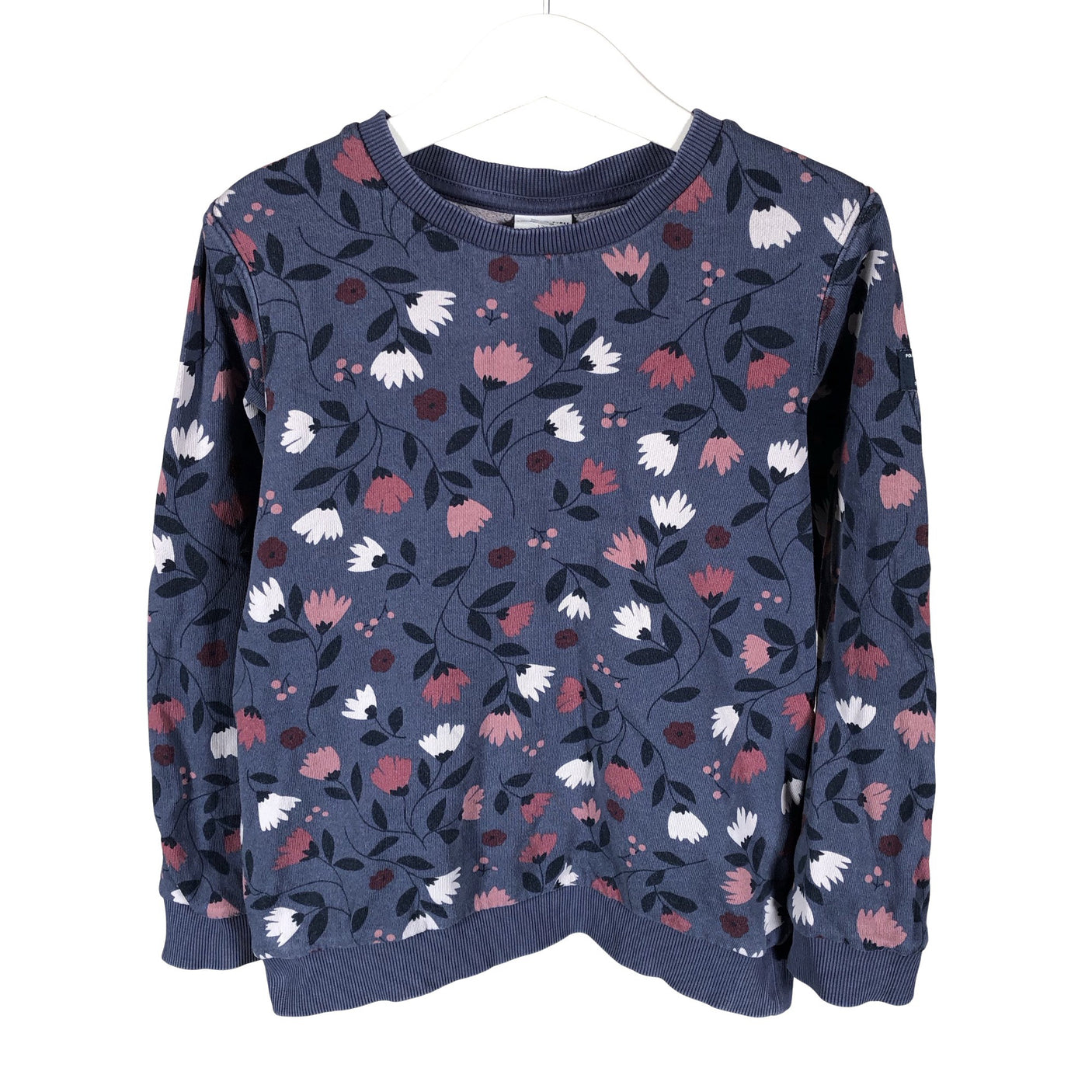 Unisex Polarn O. Pyret - Trikotaažist pluus, suurus 122 - 128 - Sinine (1)