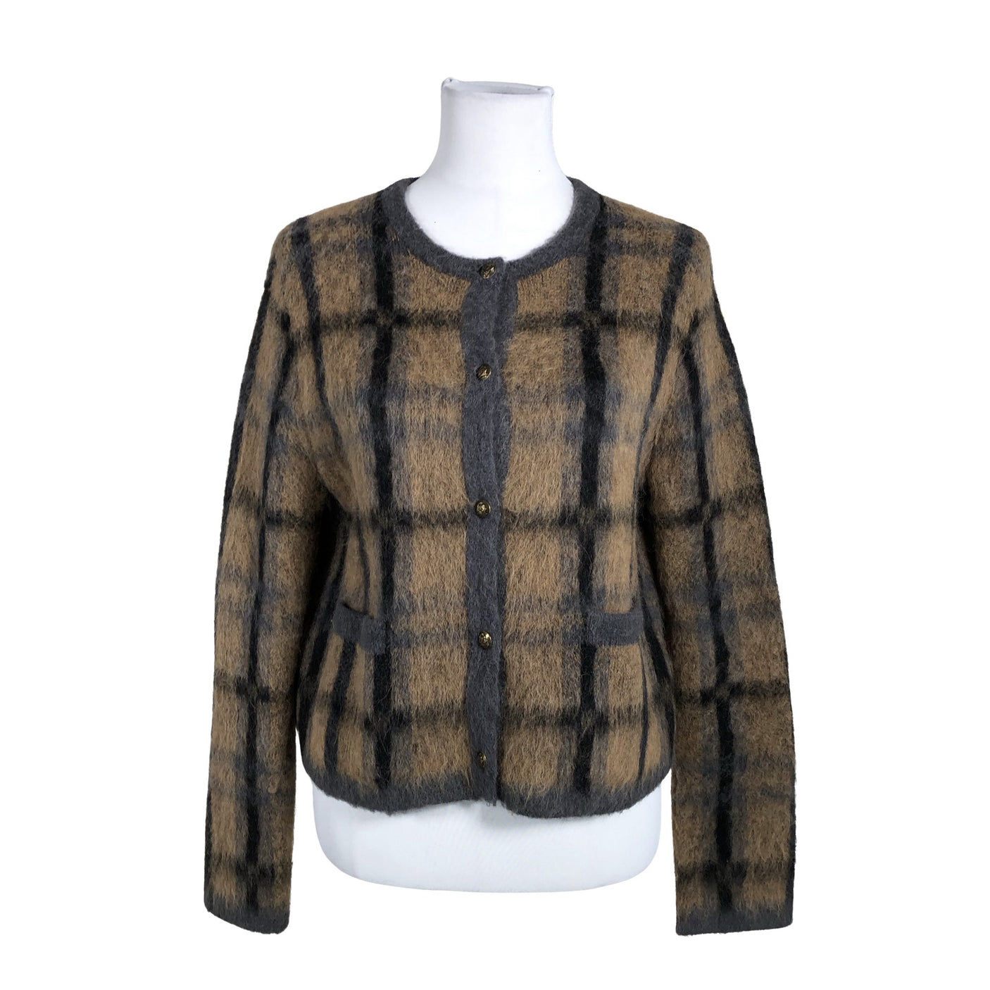 Unisex Massimo Dutti - Kardigan, suurus 36 - Pruun (1)