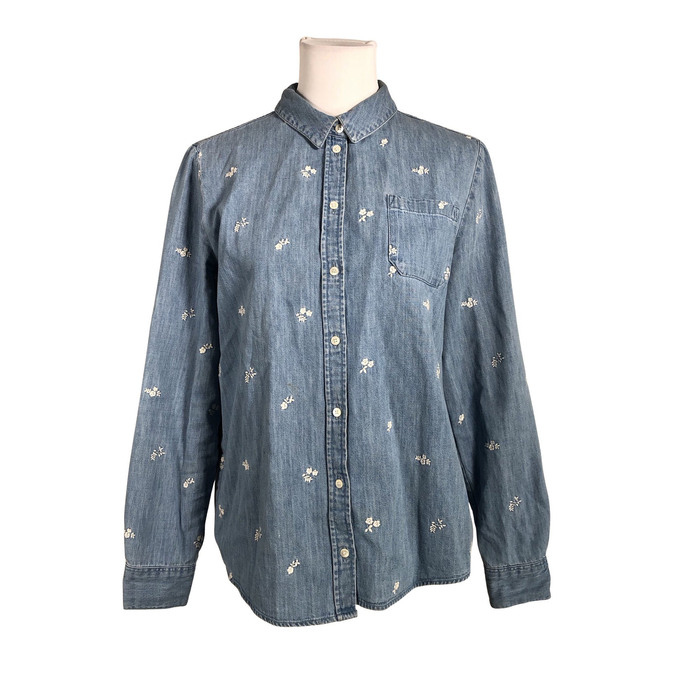 Unisex Sézane - Teksasärk, suurus 40 - Sinine (1)