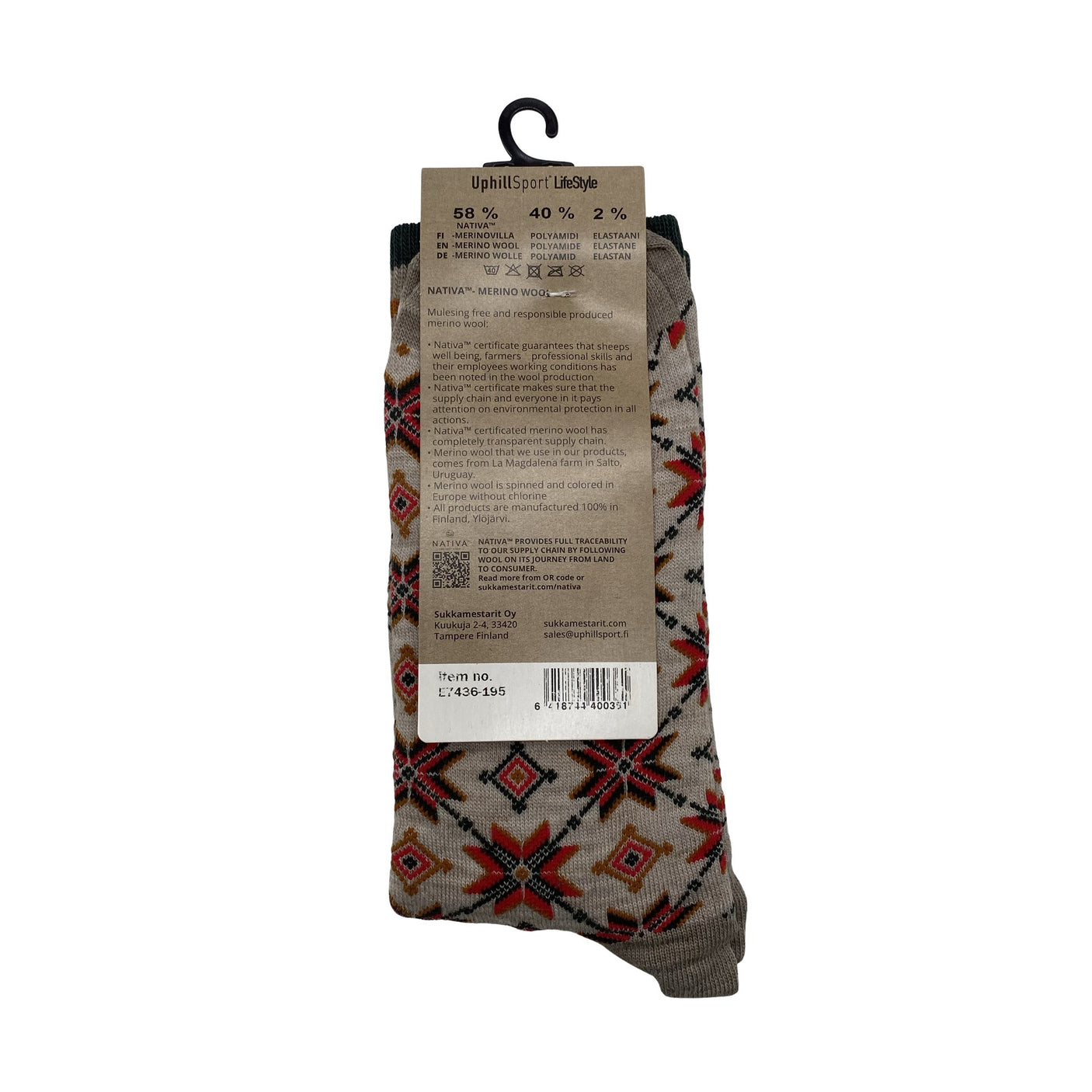Unisex Sukkamestarit - Sokid, suurus 39 - Beige (2)