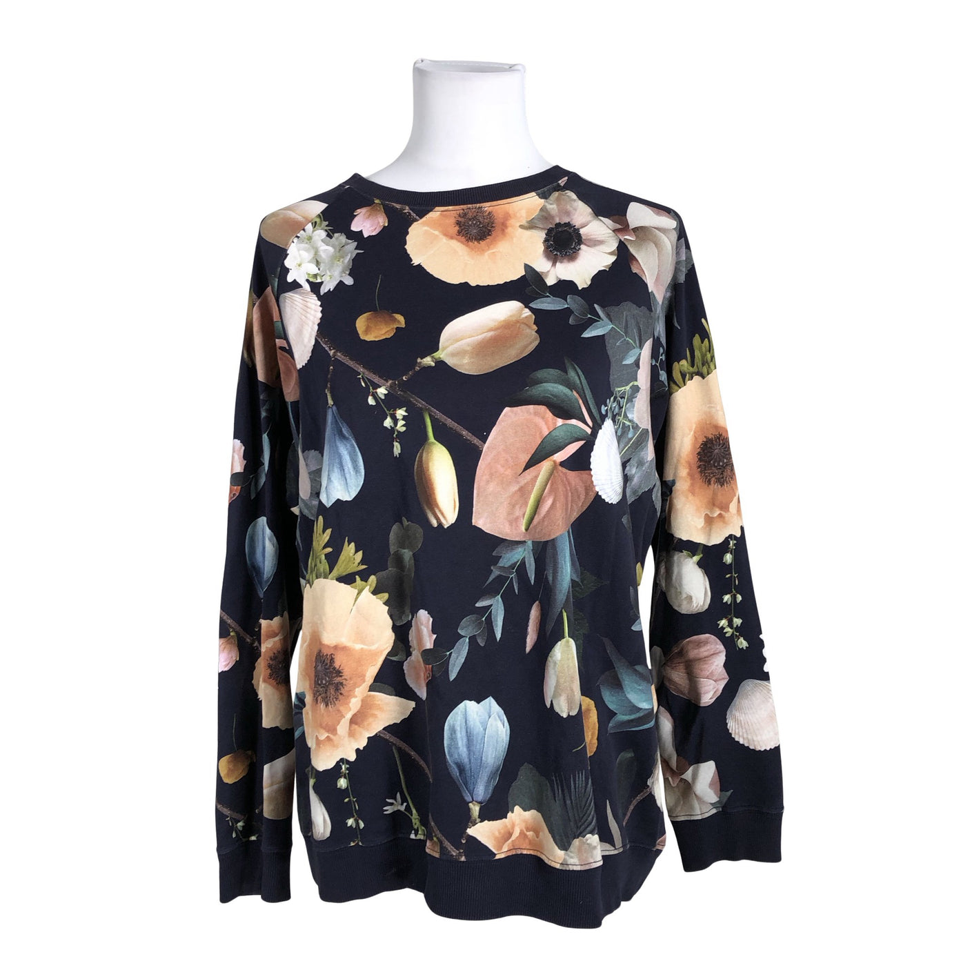 Unisex Uhana Design - Trikotaažist pluus, suurus 40 - Sinine (1)