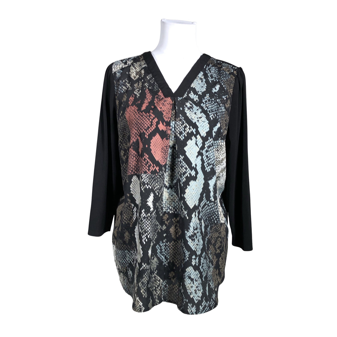 Unisex Kriss - Trikotaažist pluus, suurus 38 - Must (1)