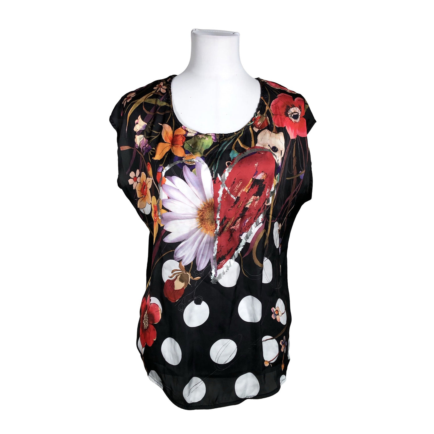 Unisex Desigual - Topp, suurus 40 - Must (1)