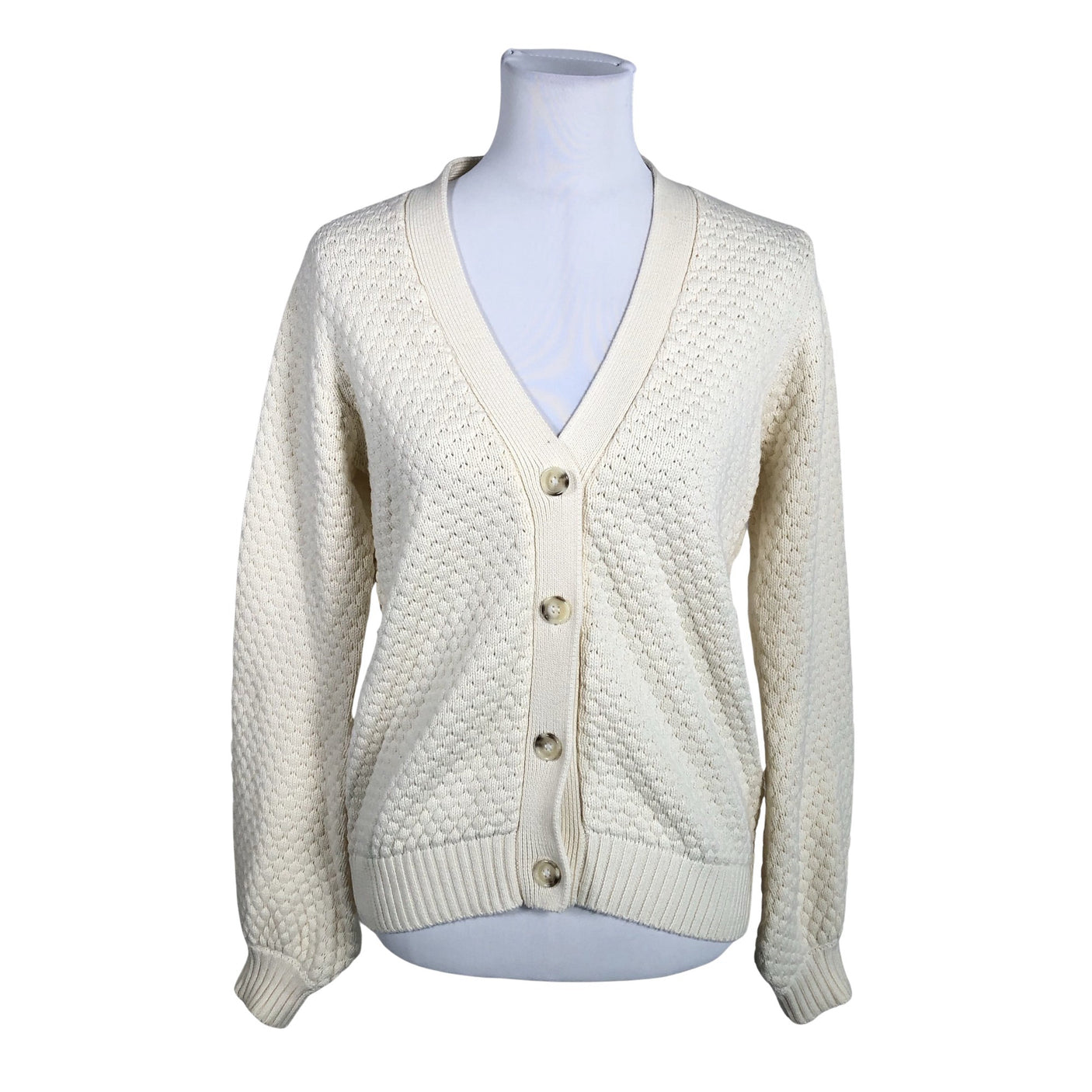 Unisex Nanso - Kardigan, suurus 34 - Looduslik valge (1)