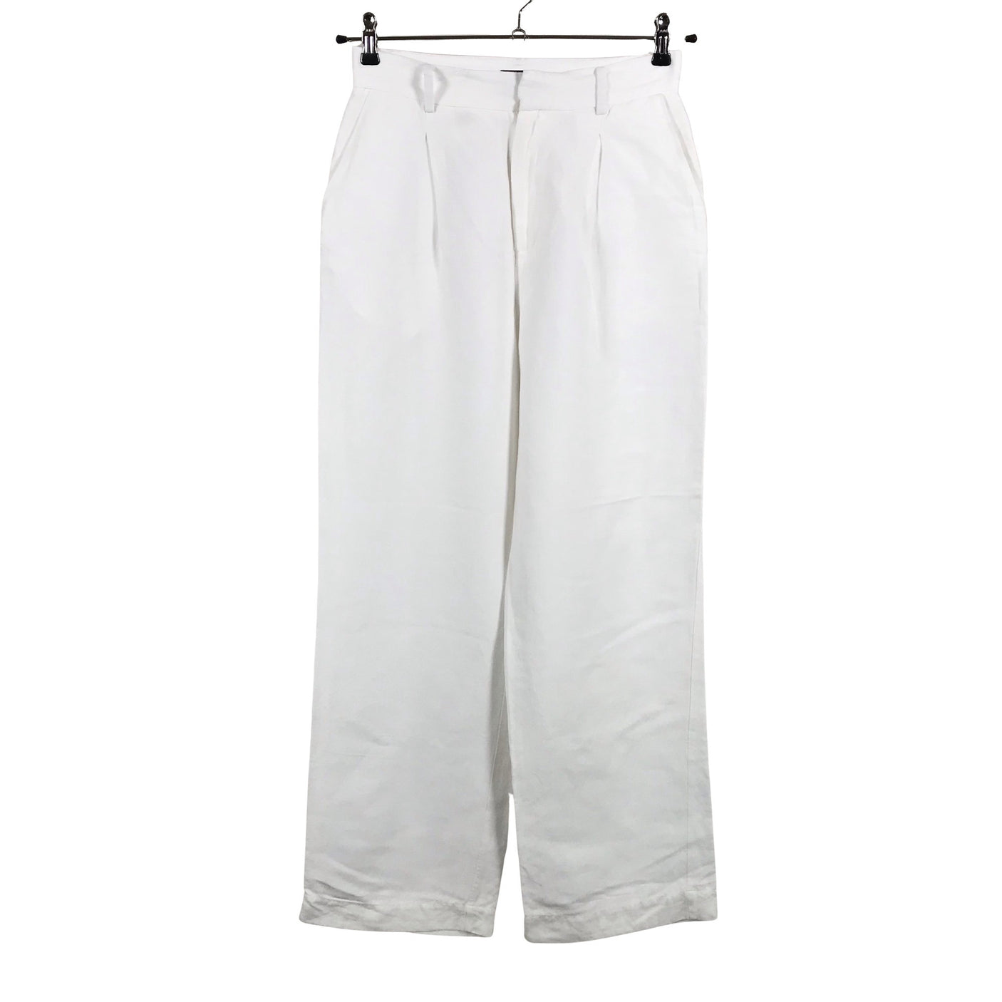 Unisex Lindex - Mittevenivad püksid, suurus 36 - Valge (1)