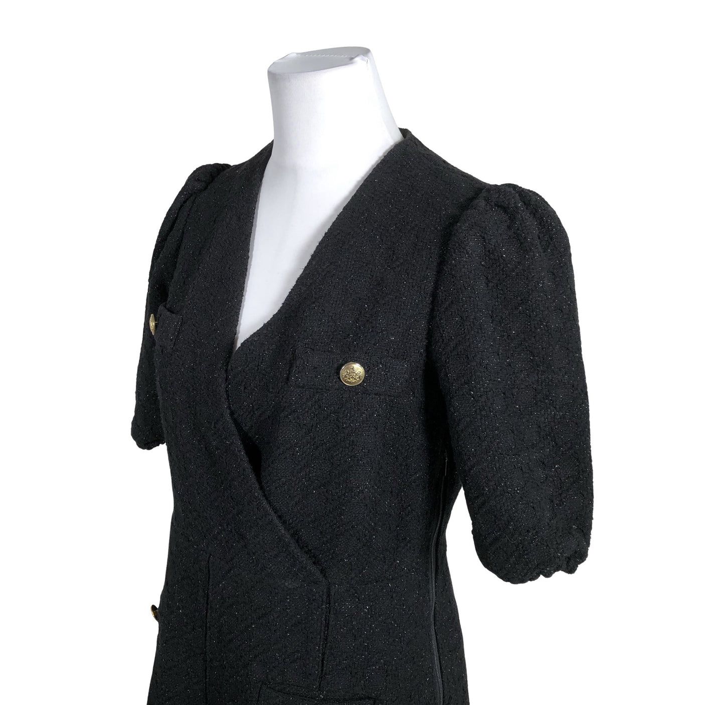 Unisex Maje - Mitteveniv kleit, suurus 40 - Must (2)