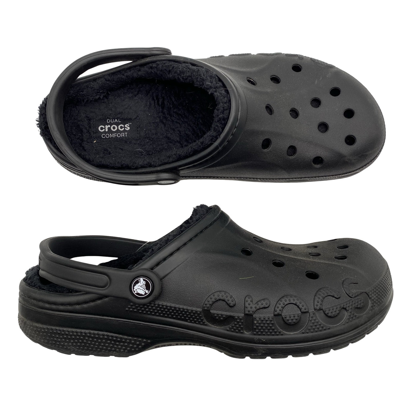 Unisex Crocs - Lahtise kannaga jalanõud, suurus 47 - Must (1)