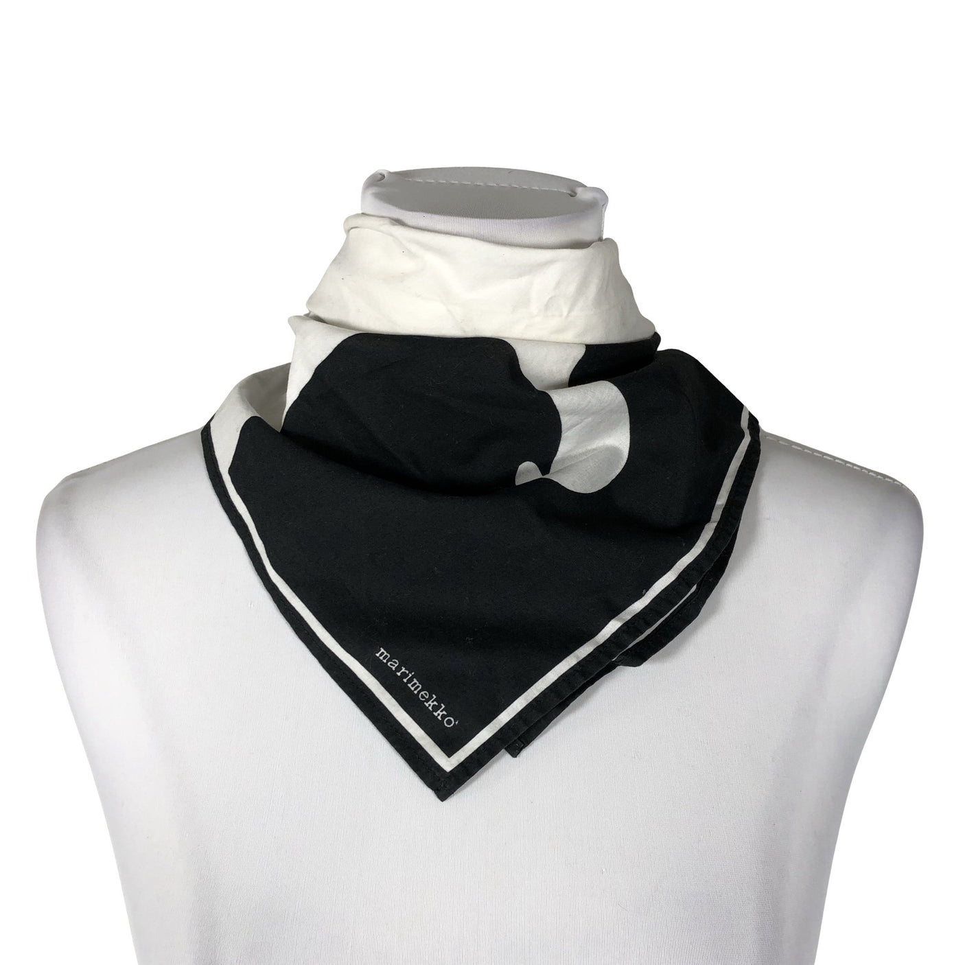 Unisex Marimekko - Õhuke sall, suurus Mini - Must (1)