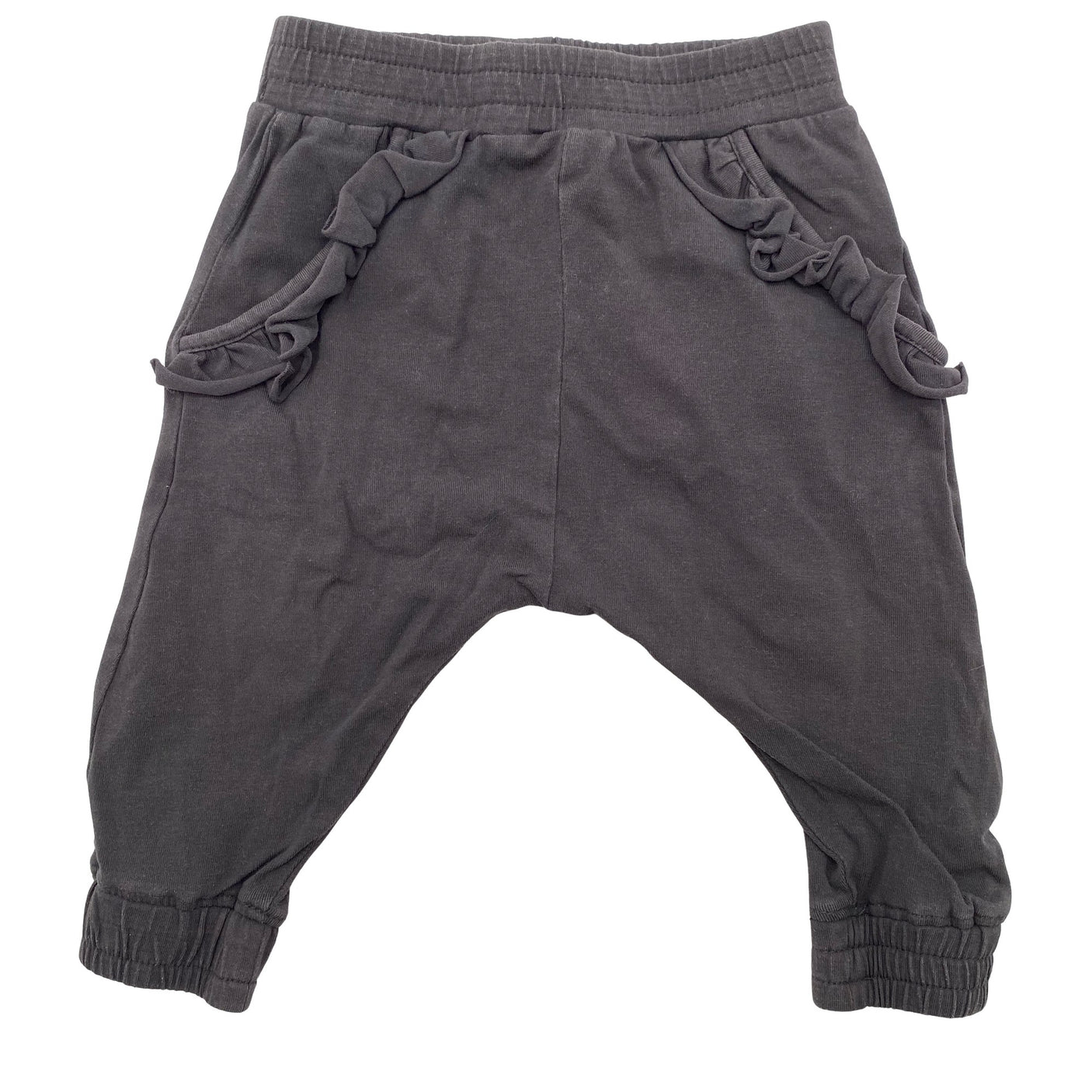 Unisex Lindex - Dressikangast püksid, suurus 62 - 68 - Hall (1)