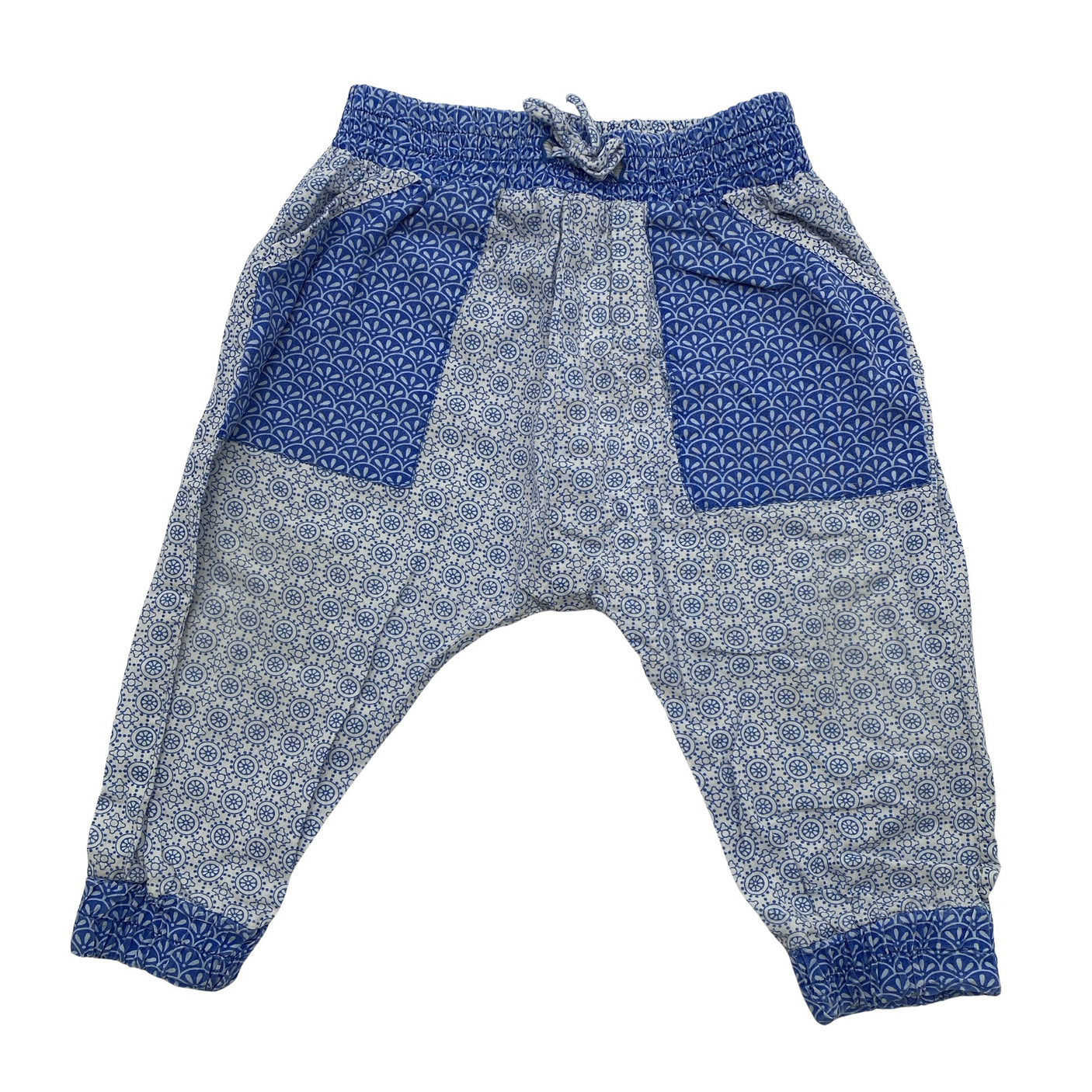 Unisex Lindex - Mittevenivad püksid, suurus 62 - 68 - Sinine (1)