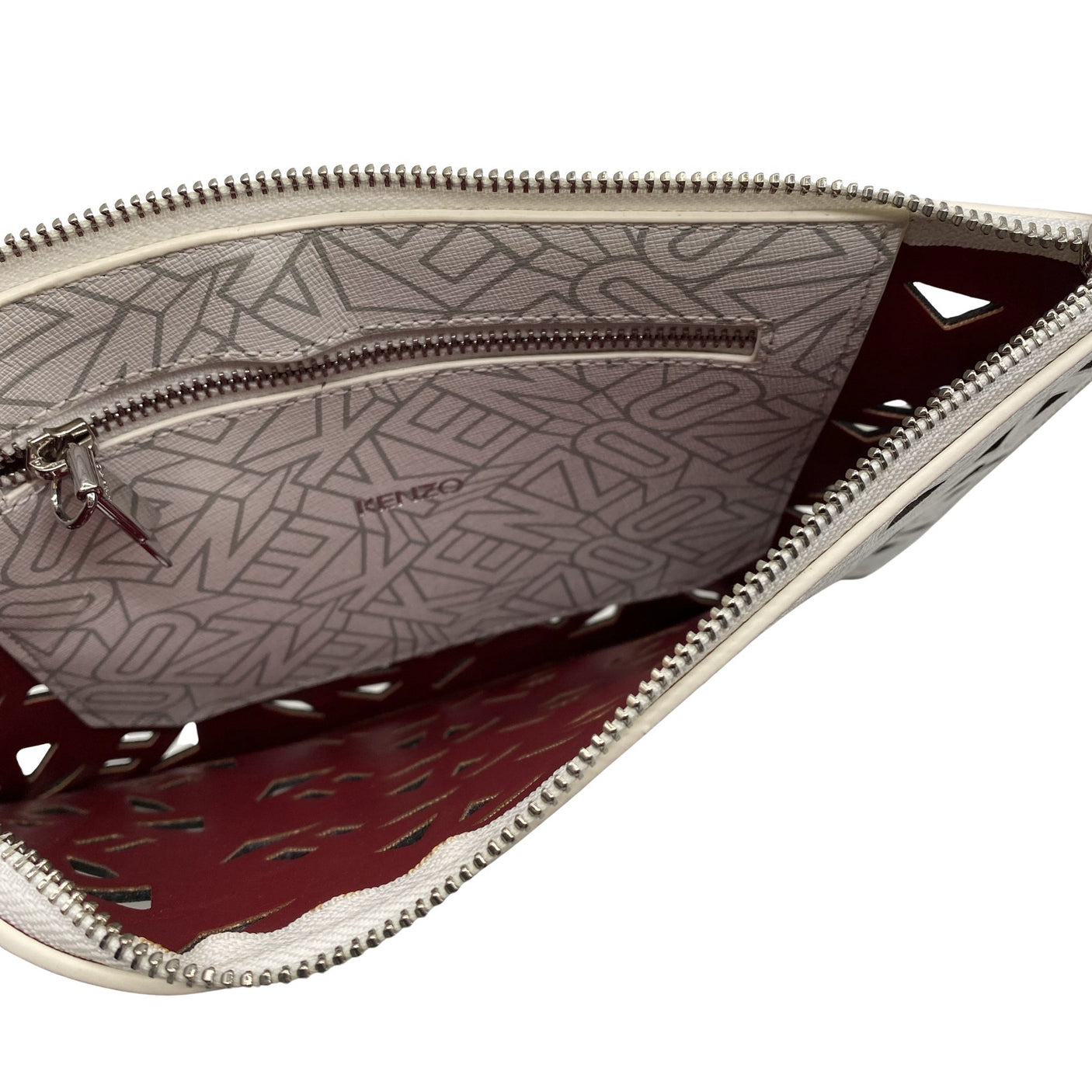 Unisex Kenzo - Käekott, suurus Mini - Valge (3)