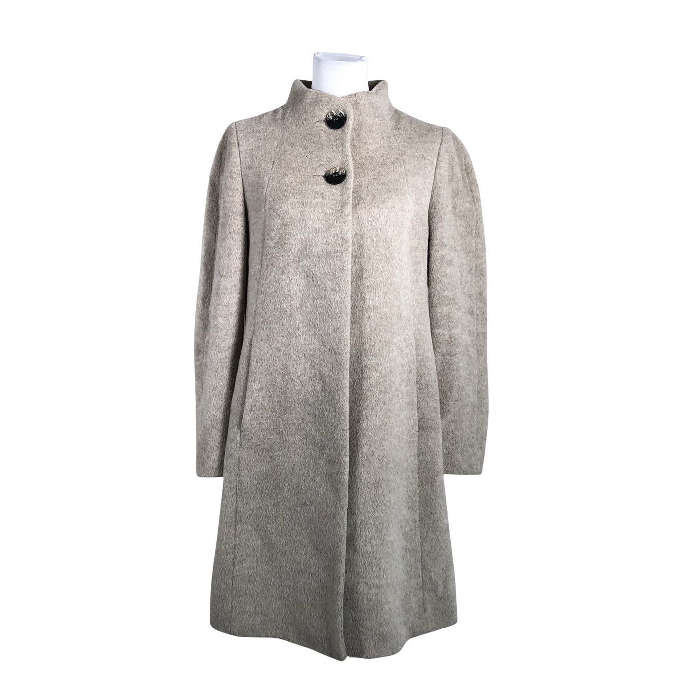 Unisex S.T.I - Villane mantel, suurus 38 - Beige (1)