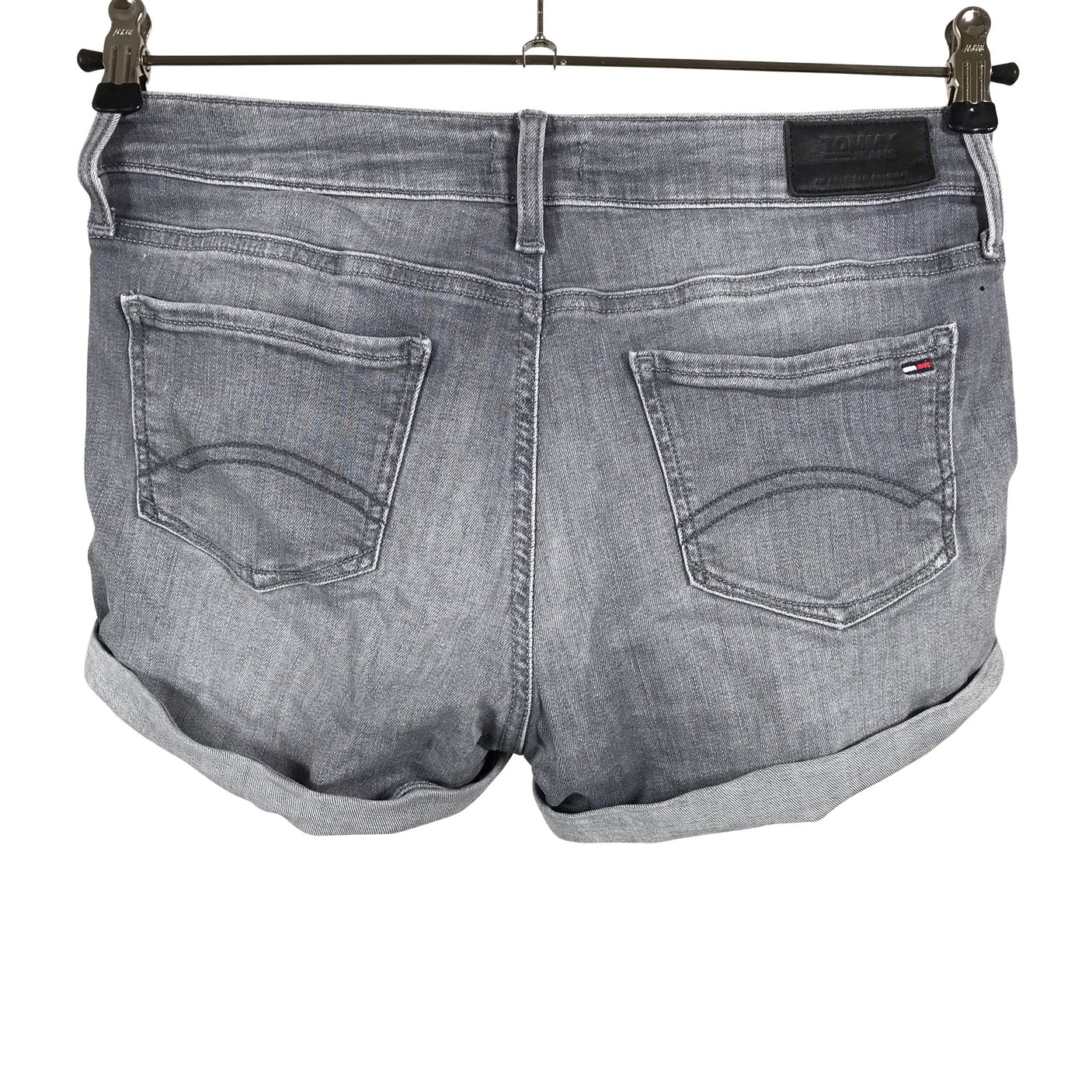 Unisex Tommy Jeans (Tommy Hilfiger) - Teksast lühikesed püksid, suurus W28 - Hall (2)
