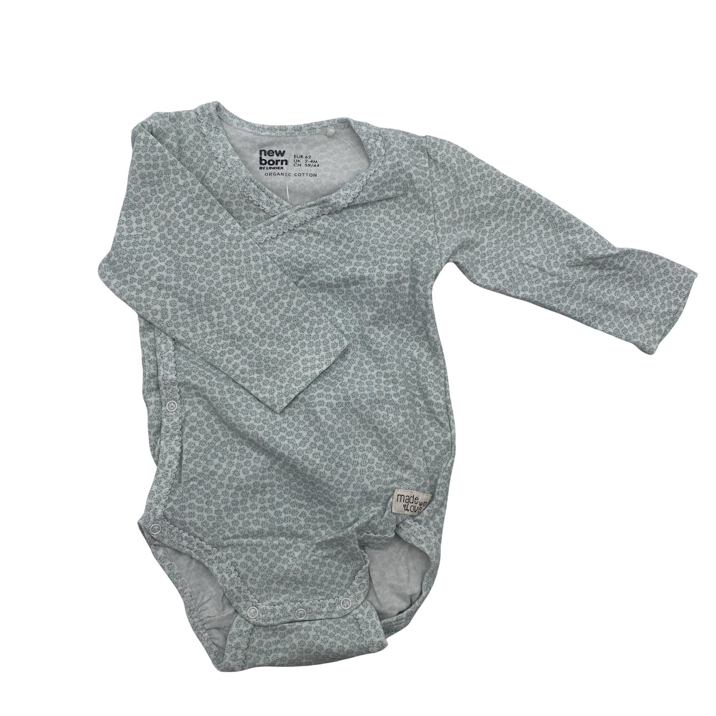 Unisex Lindex - Bodi, suurus 56 - 62 - Roheline (1)