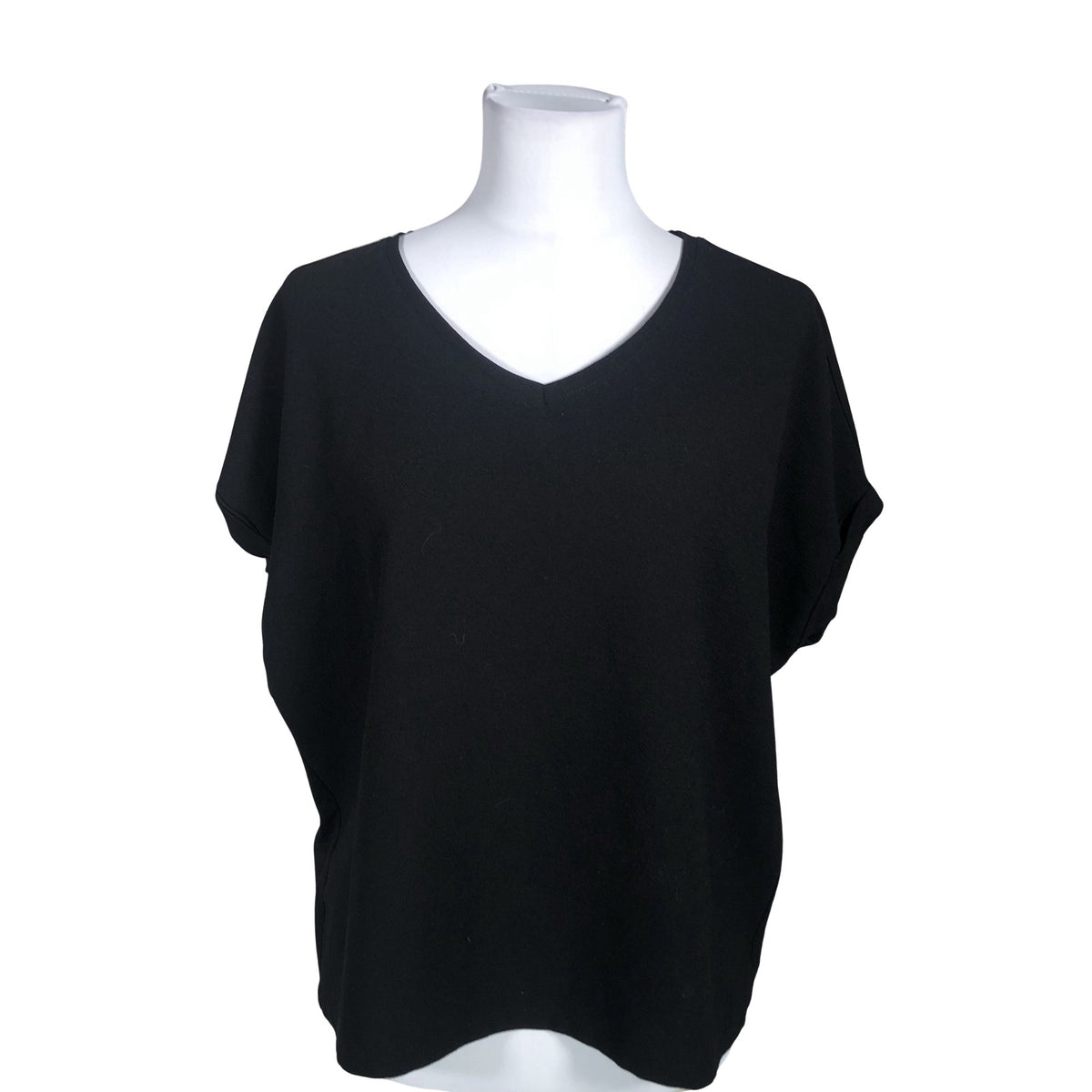 Unisex Opus - Lühikeste käistega pluus, suurus 38 - Must (1)