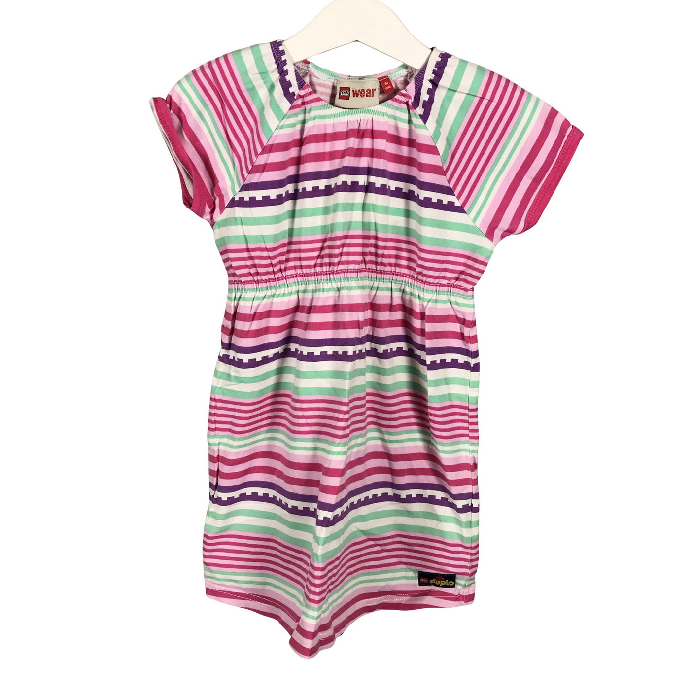 Unisex Lego - Trikotaažist kleit, suurus 98 - 104 - Roosa (1)