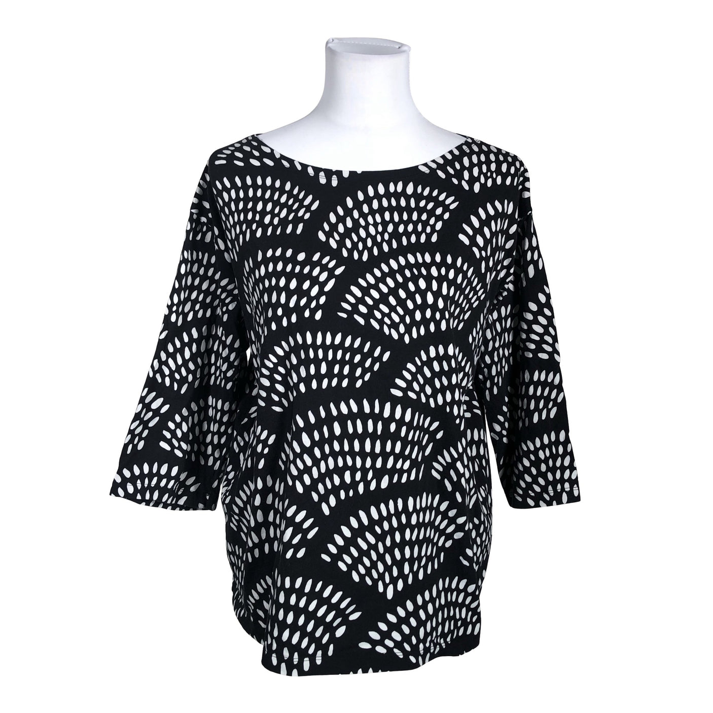 Unisex Marimekko - Trikotaažist pluus, suurus 40 - Must (1)