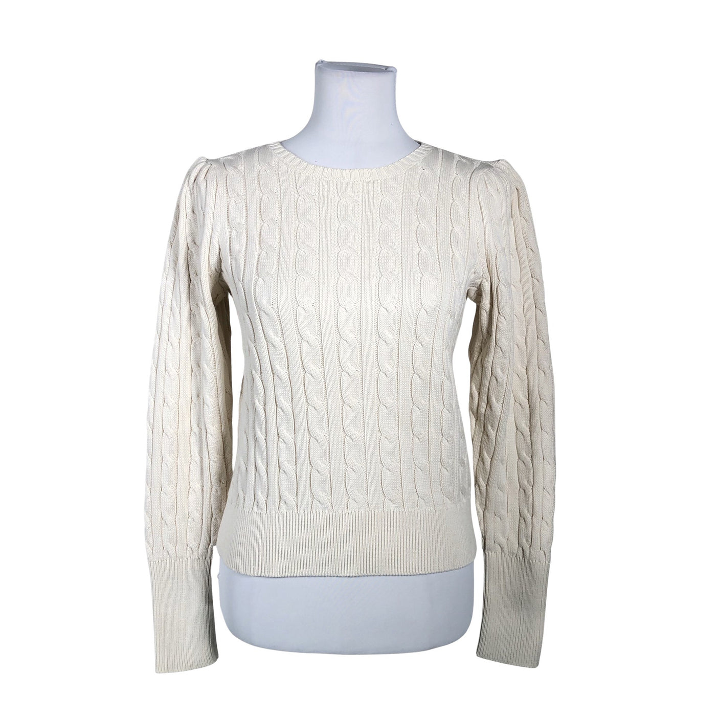Unisex Lauren Ralph Lauren - Kampsun, suurus 38 - Looduslik valge (1)