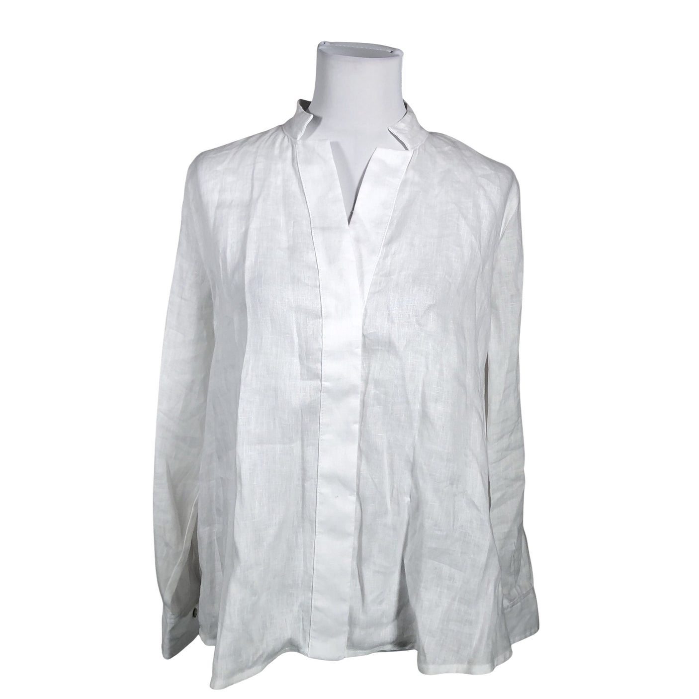 Unisex Cento Lino - Pluus, suurus 40 - Valge (1)