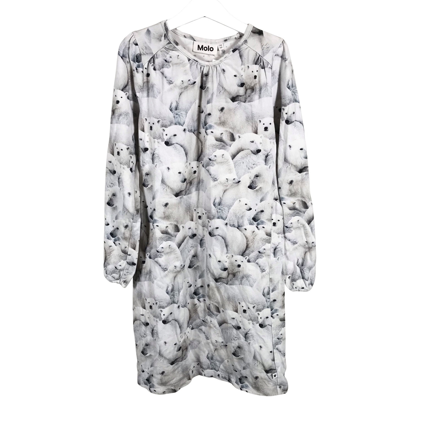 Unisex Molo Kids - Trikotaažist kleit, suurus 134 - 140 - Hall (1)