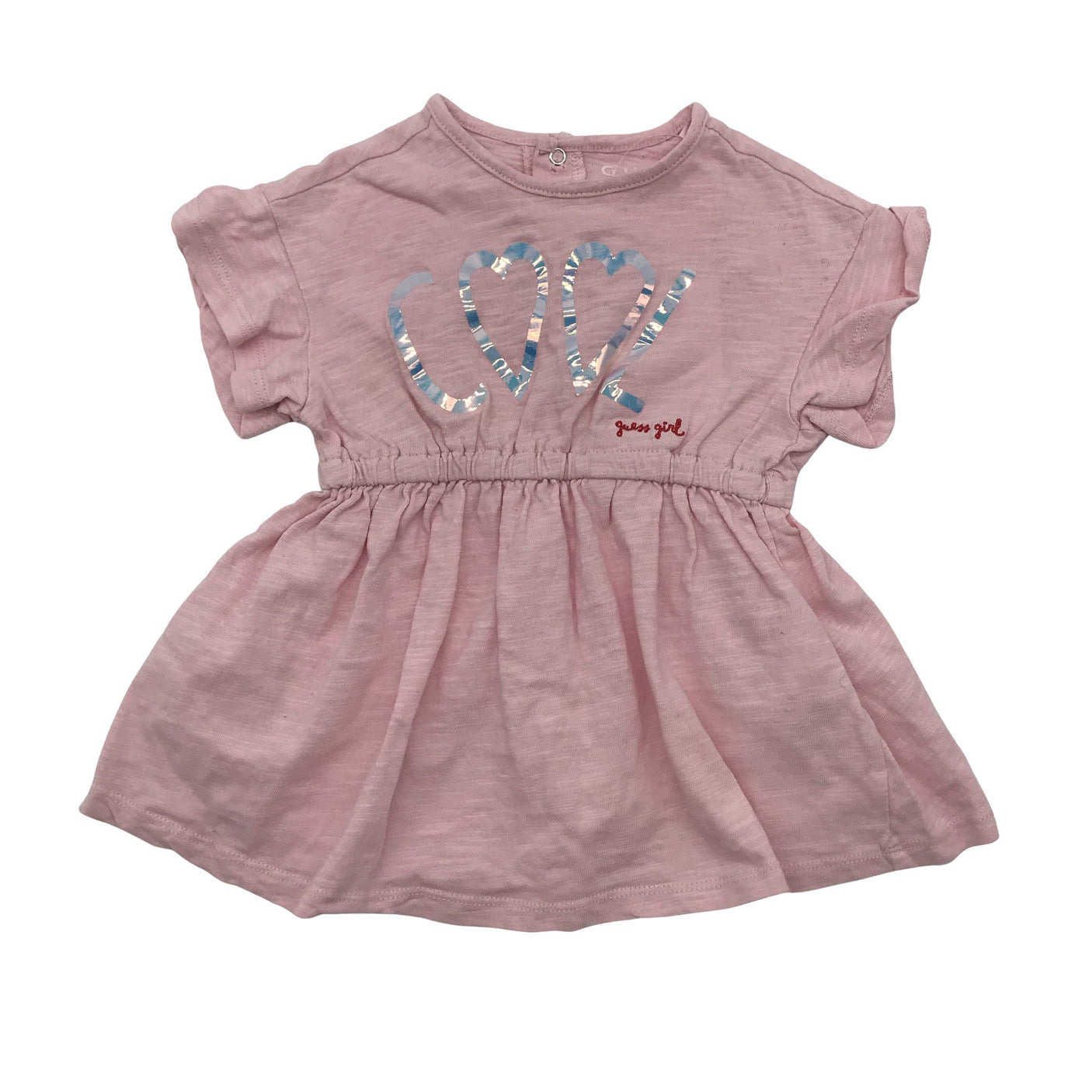 Unisex Guess - Trikotaažist kleit, suurus 74 - 80 - Heleroosa (1)