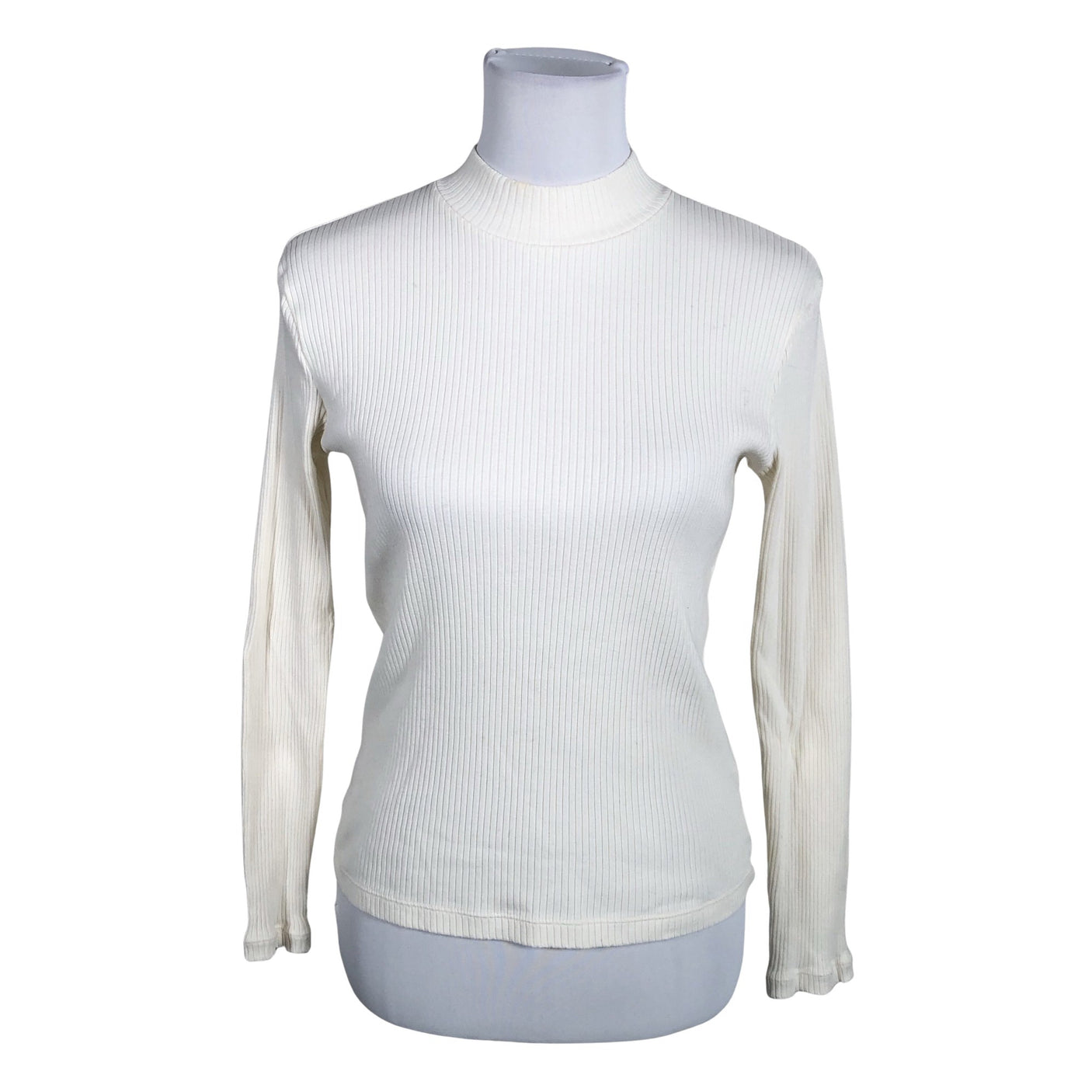 Unisex Uniqlo - Trikotaažist pluus, suurus 38 - Looduslik valge (1)