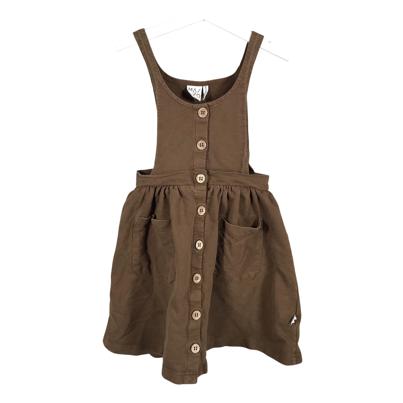 Unisex Mainio - Dressikangast kleit, suurus 122 - 128 - Pruun (1)