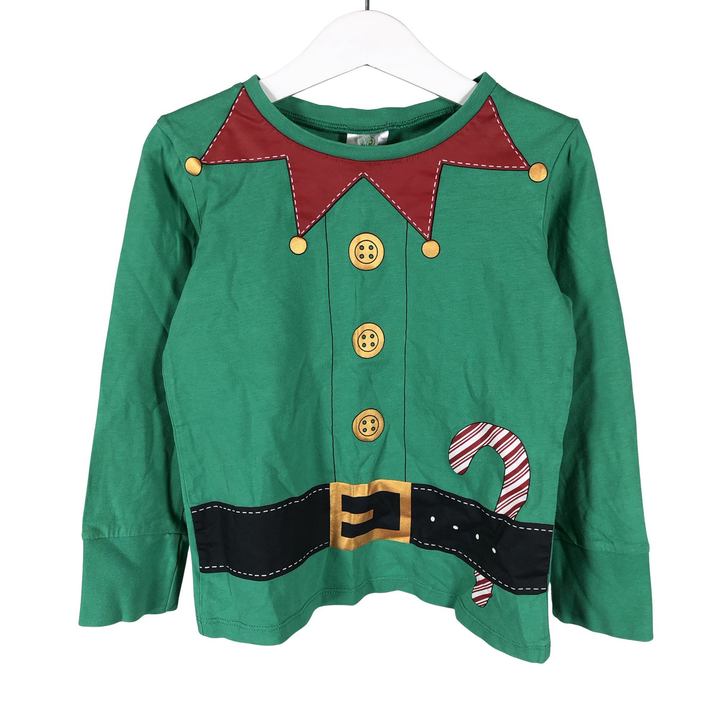 Unisex Lindex - Trikotaažist pluus, suurus 110 - 116 - Roheline (1)