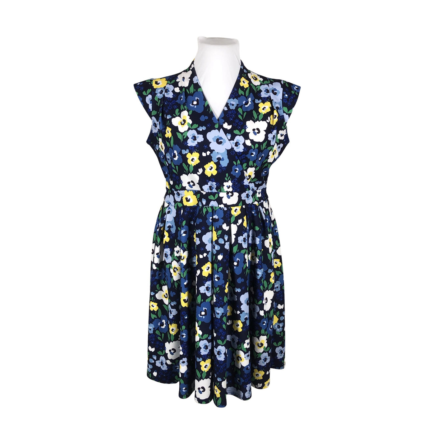 Unisex Lady Vintage - Trikotaažist kleit, suurus 46 - Sinine (1)