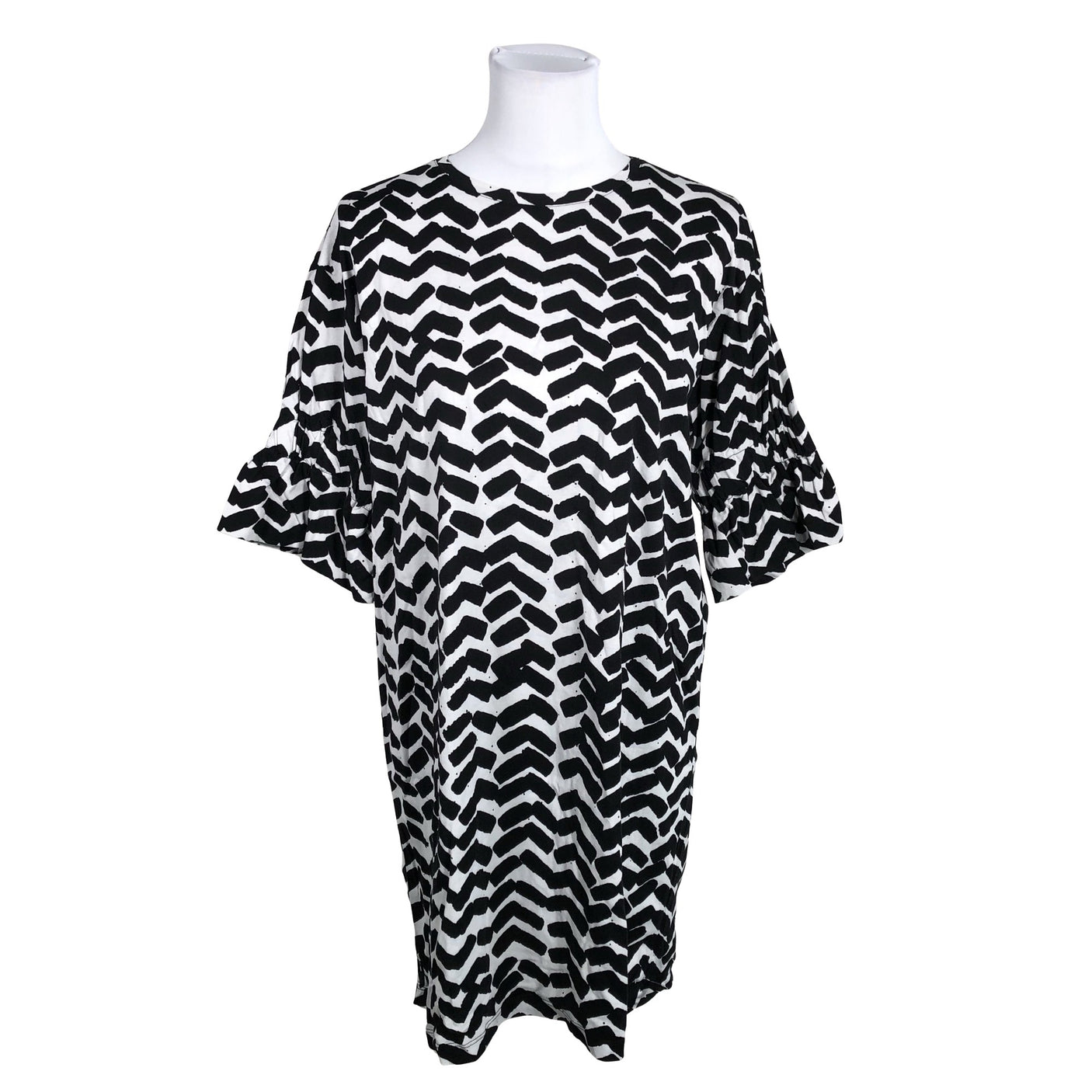 Unisex Marimekko - Trikotaažist tuunika, suurus 38 - Must (1)