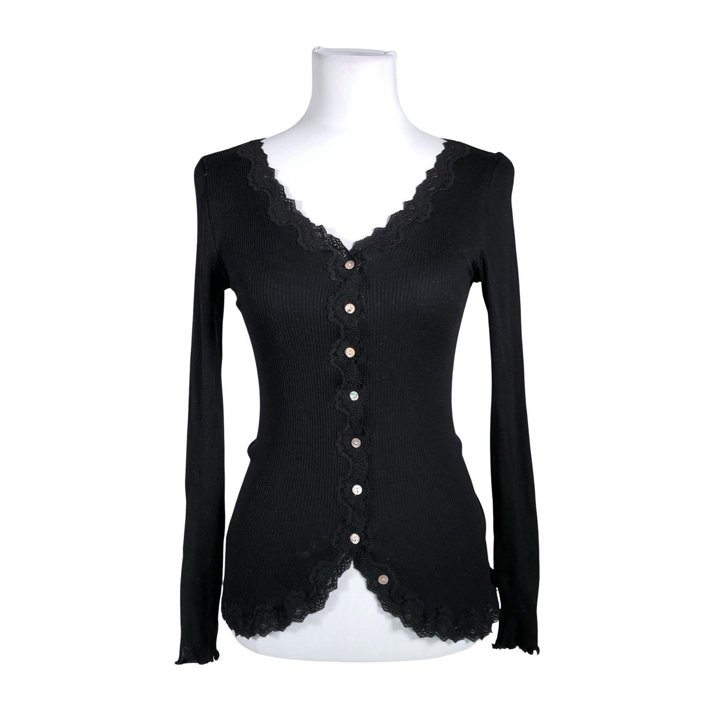 Unisex Rosemunde - Kardigan, suurus 40 - Must (1)
