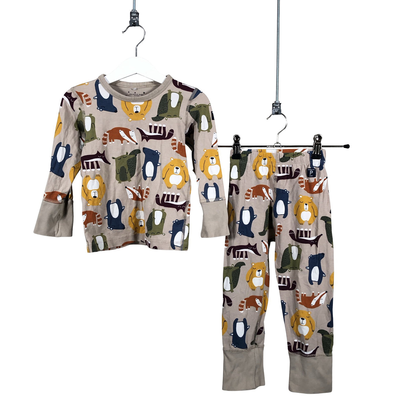 Unisex Polarn O. Pyret - Ööpesu, suurus 86 - 92 - Beige (1)