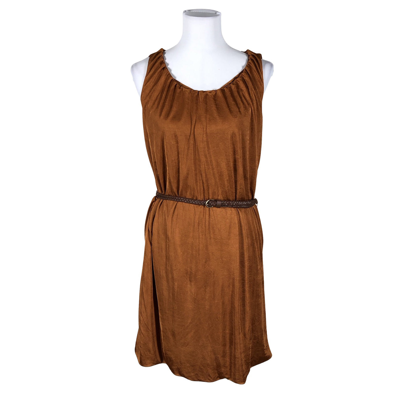 Unisex Esprit - Trikotaažist kleit, suurus 38 - Pruun (1)
