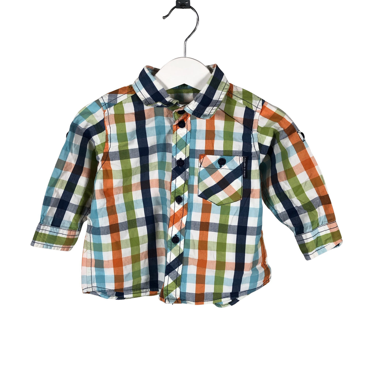 Unisex Polarn O. Pyret - Triiksärk, suurus 68 - 74 - Sinine (1)