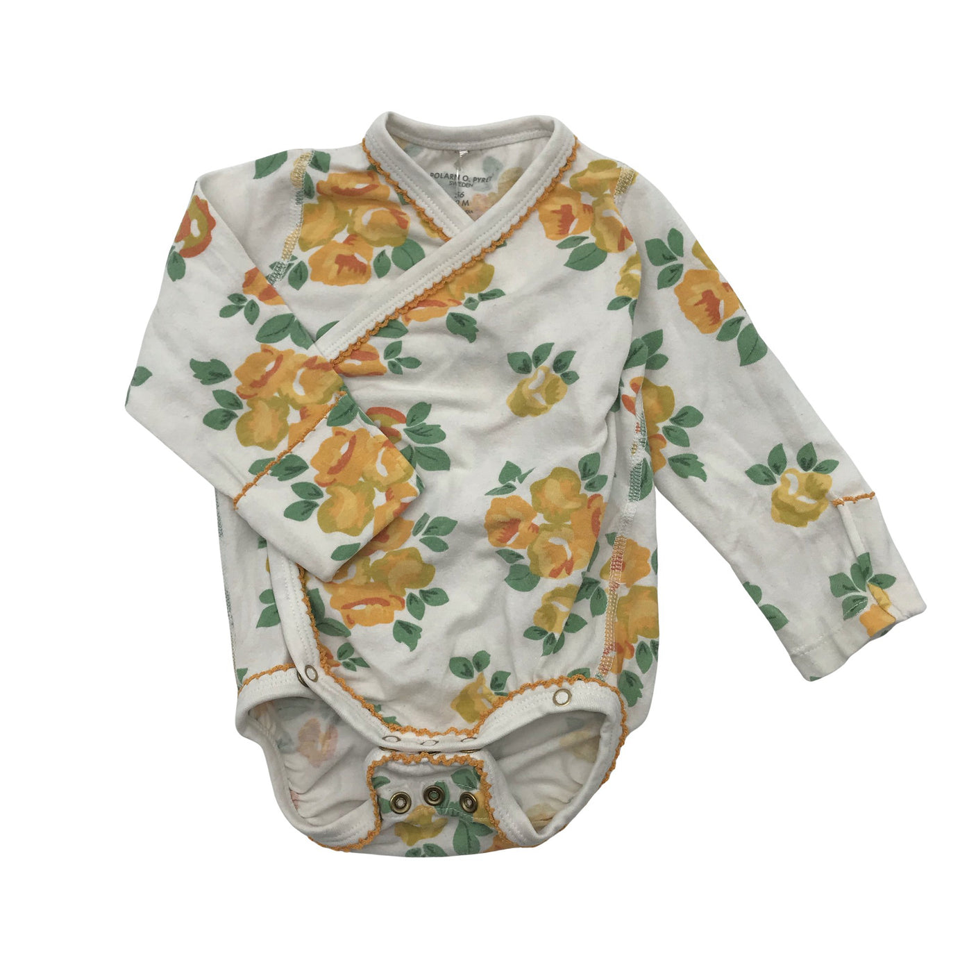 Unisex Polarn O. Pyret - Hõlmikbodi, suurus 50 - 56 - Valge (1)