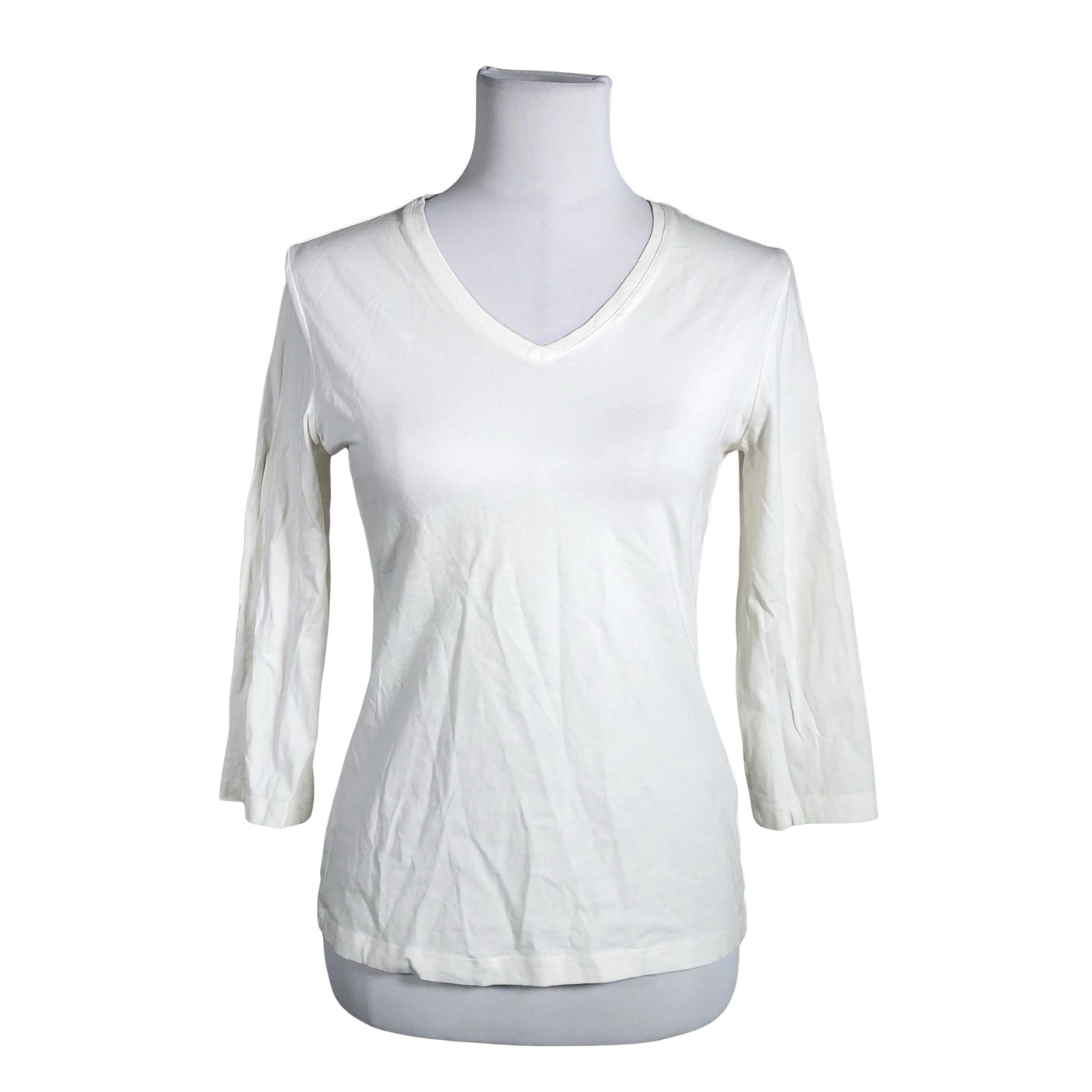 Unisex Mexx - Trikotaažist pluus, suurus 40 - Looduslik valge (1)