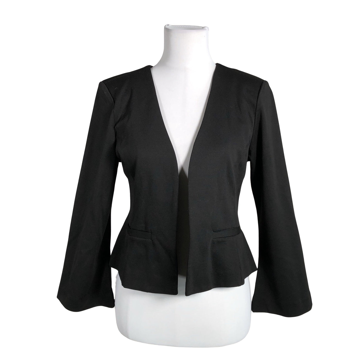Unisex Culture - Dressikangast jakk, suurus 36 - Must (1)