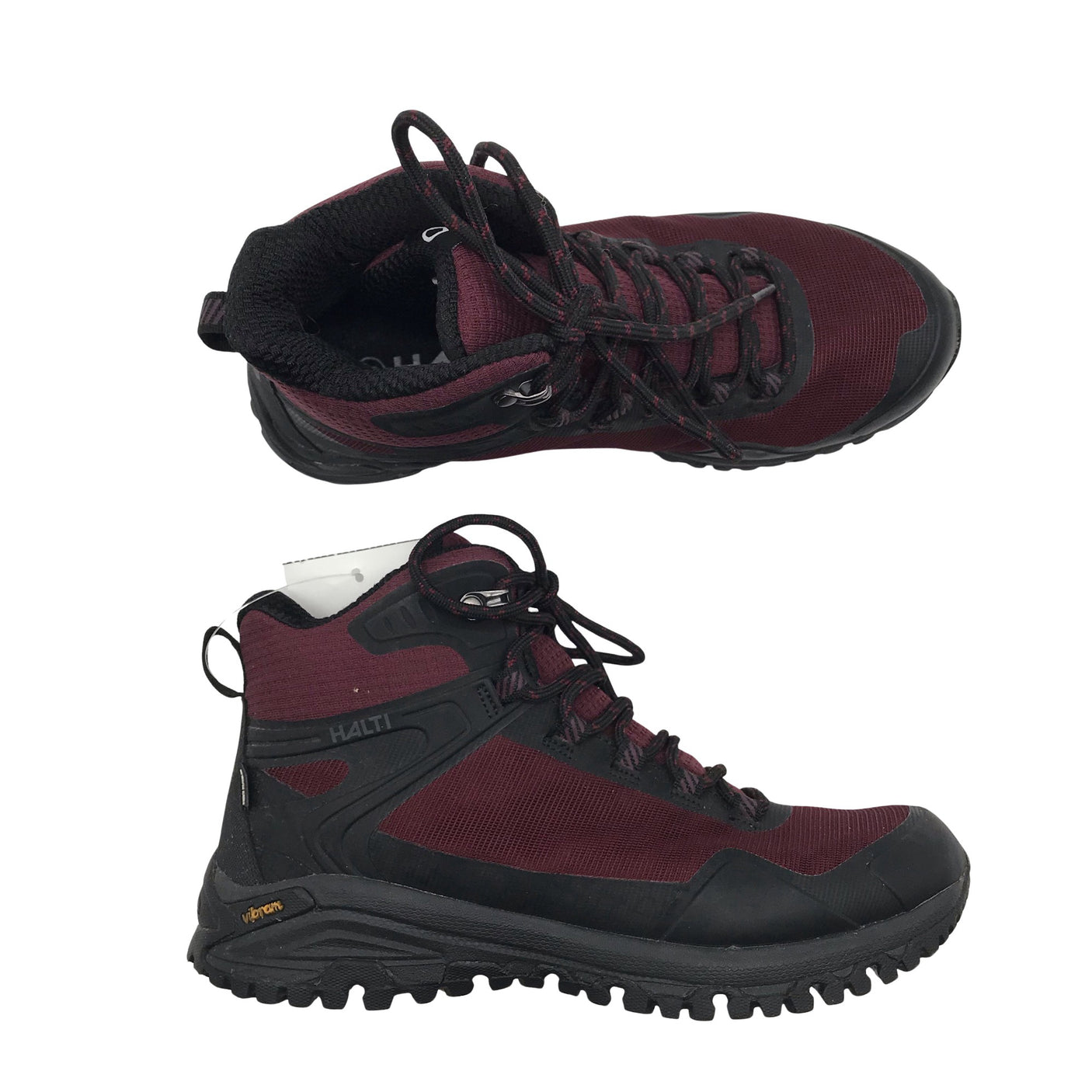 Unisex Halti - Matkasaapad, suurus 37 - Veinipunane (1)