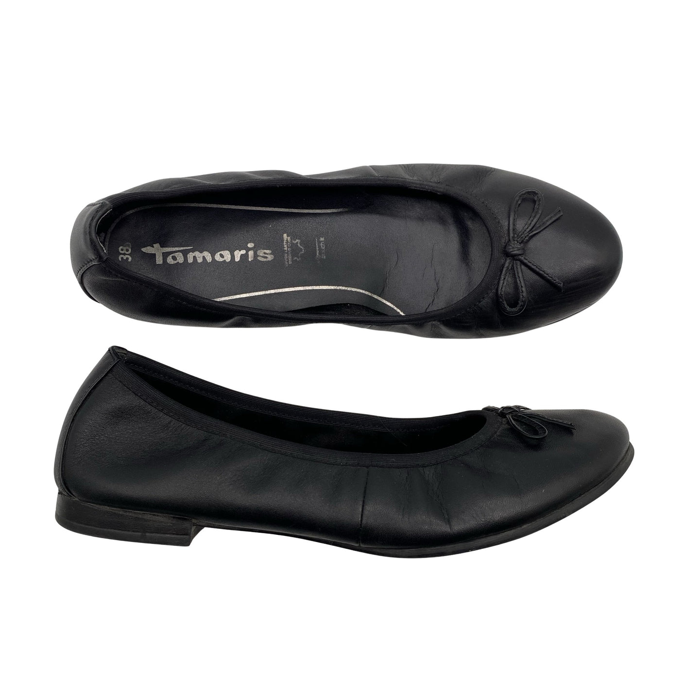 Unisex Tamaris - Baleriinad, suurus 38 - Must (1)