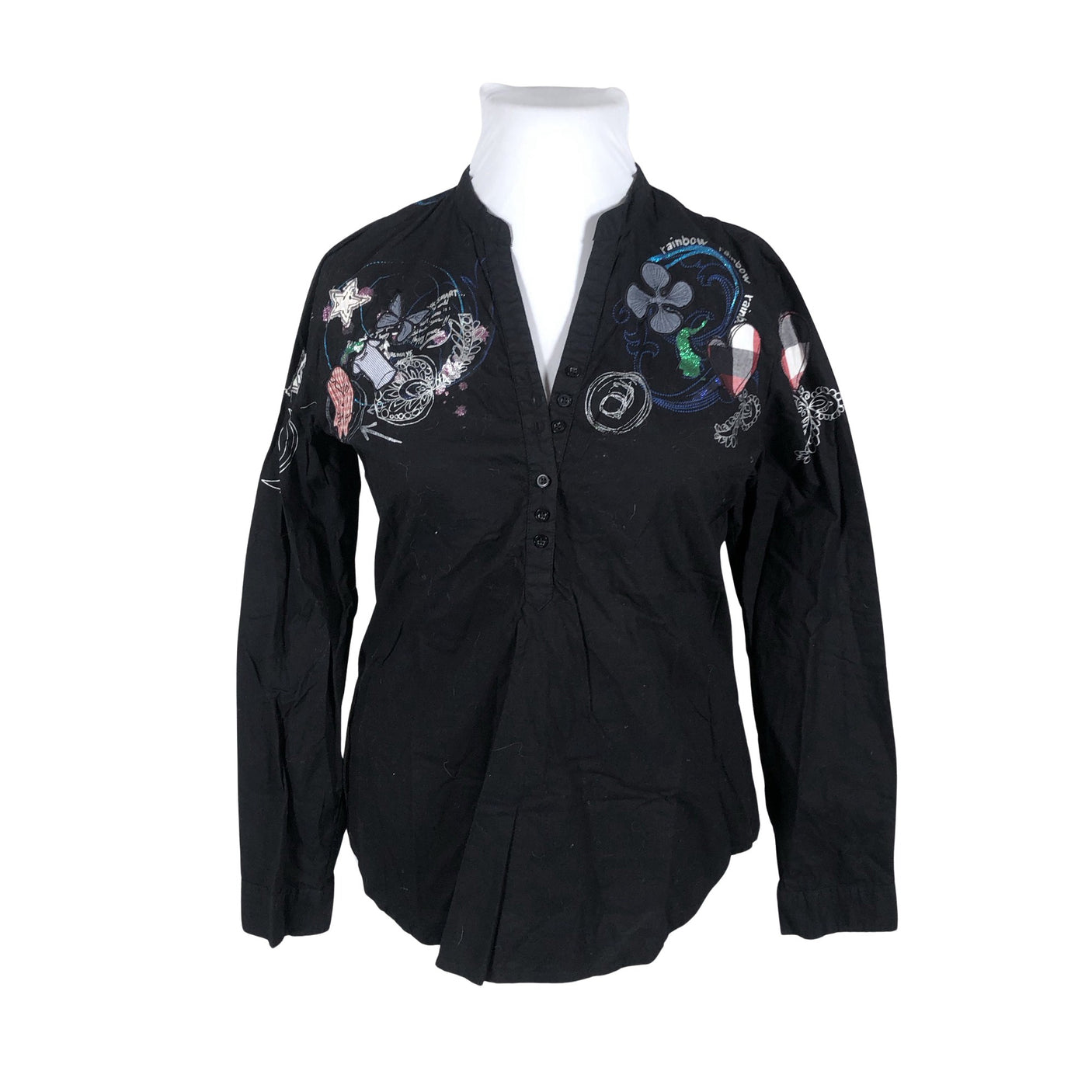 Unisex Desigual - Pluus, suurus 42 - Must (1)