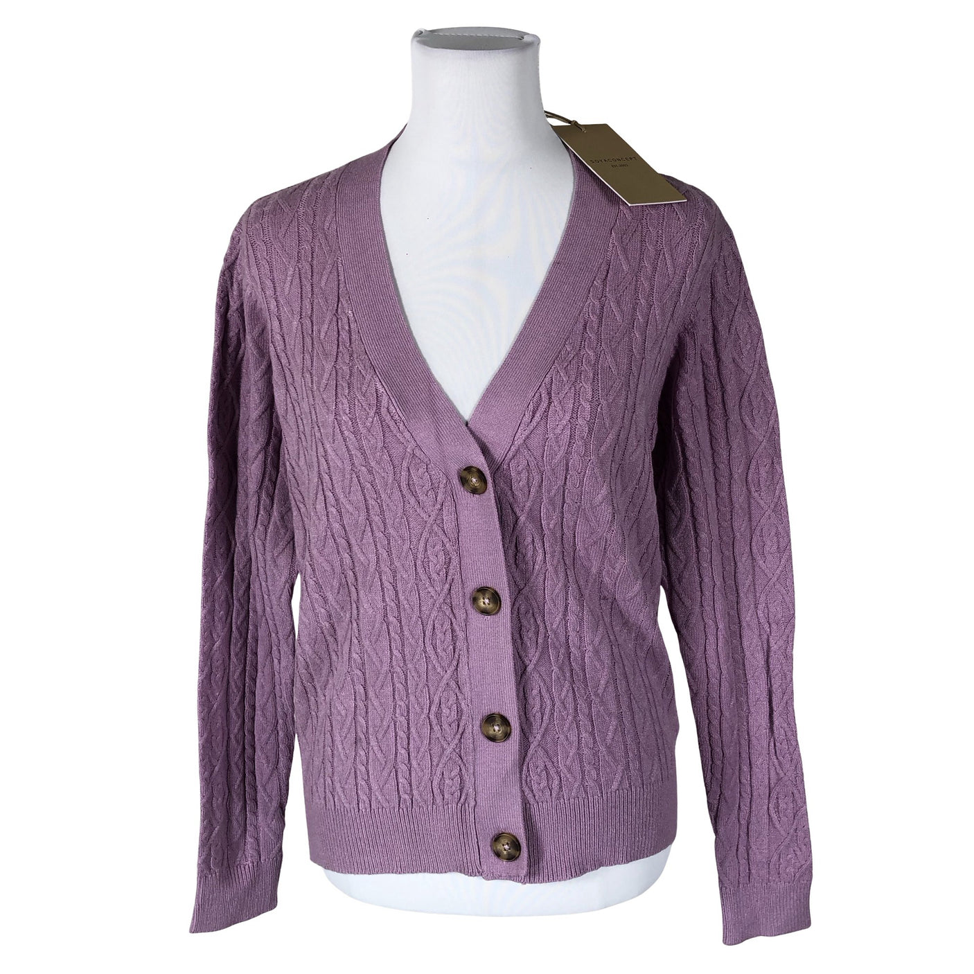 Unisex Soyaconcept - Kardigan, suurus 38 - Lilla (1)
