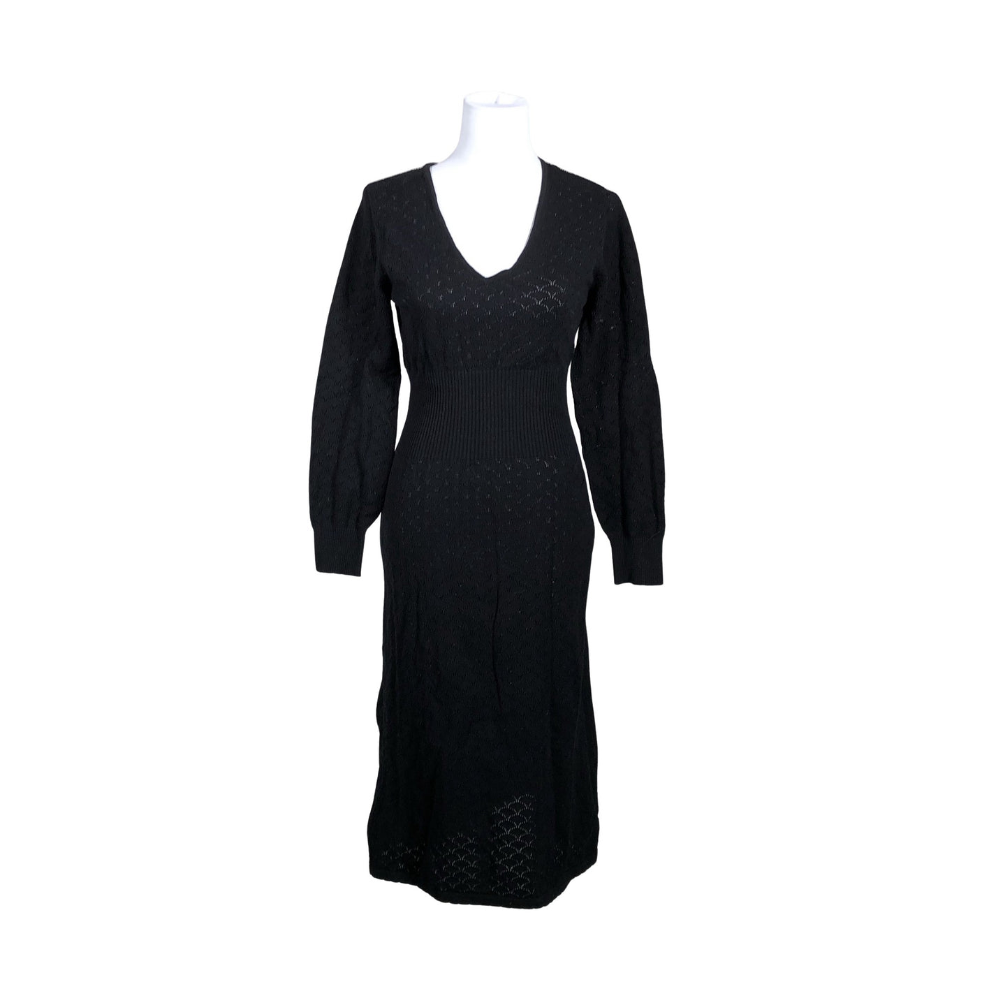 Unisex Nanso - Kootud kleit, suurus 36 - Must (1)