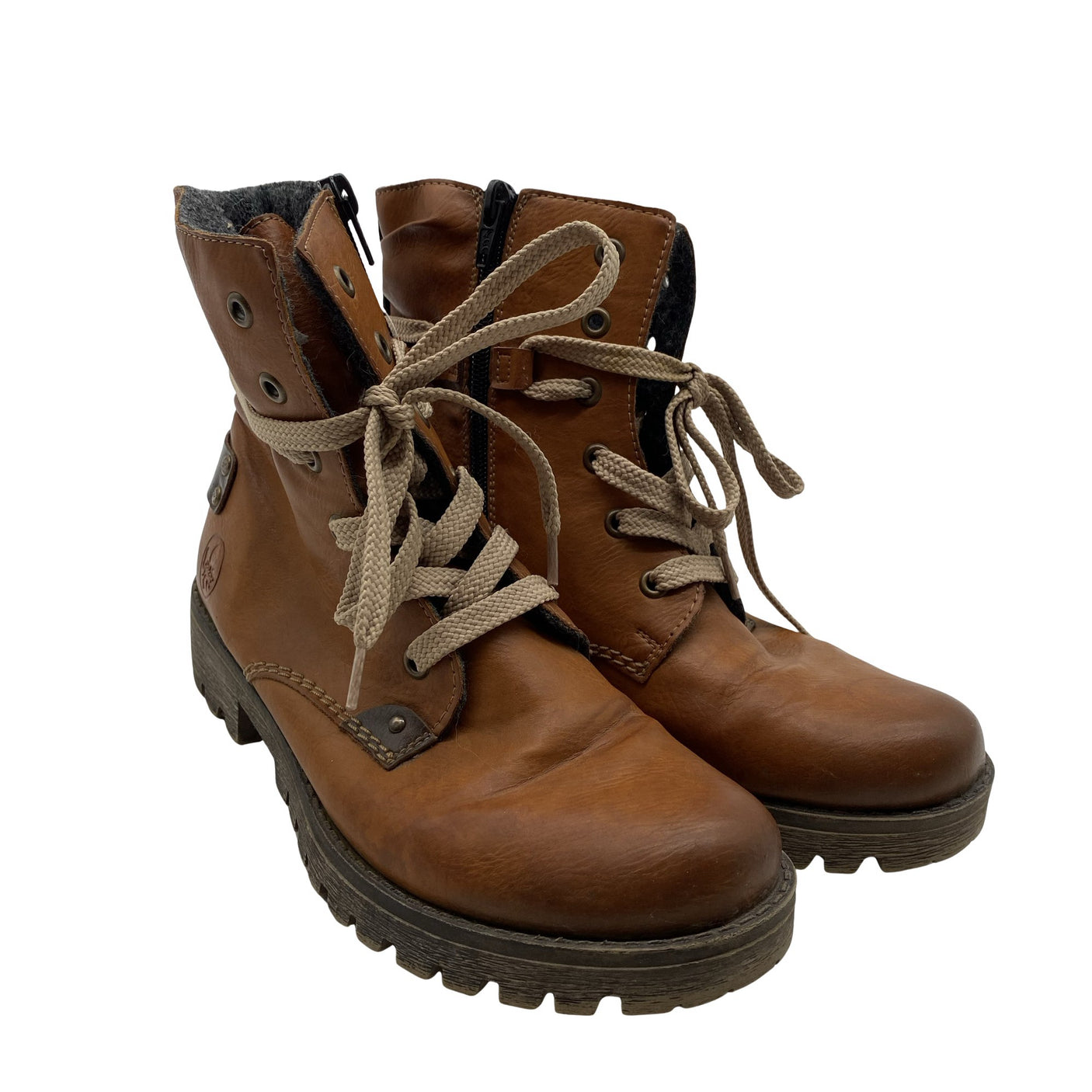 Unisex Rieker - Poolsaapad, suurus 37 - Pruun (2)