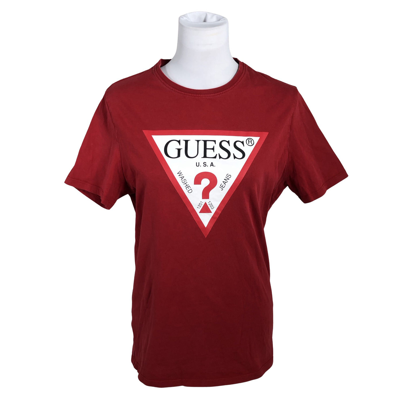 Unisex Guess - T-särk, suurus 38 - Punane (1)