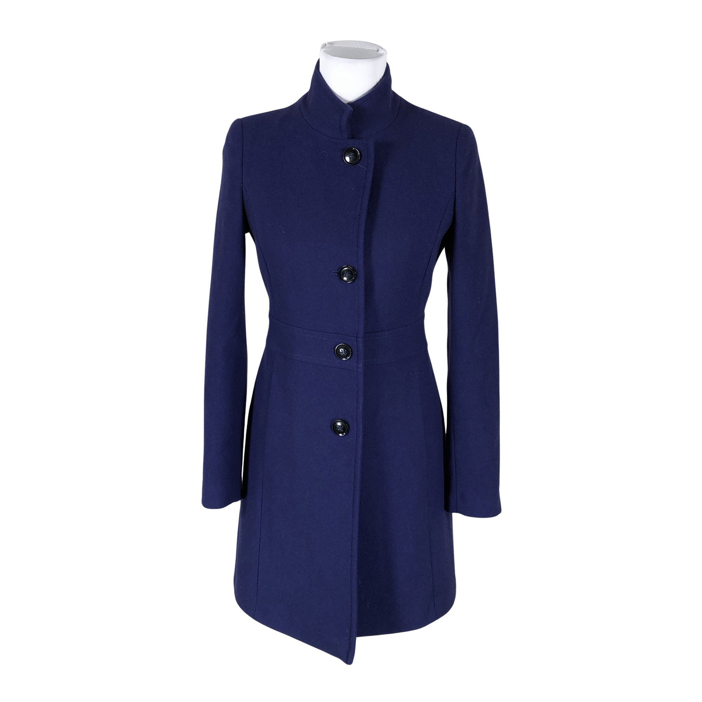 Unisex Benetton - Villane mantel, suurus 34 - Sinine (1)